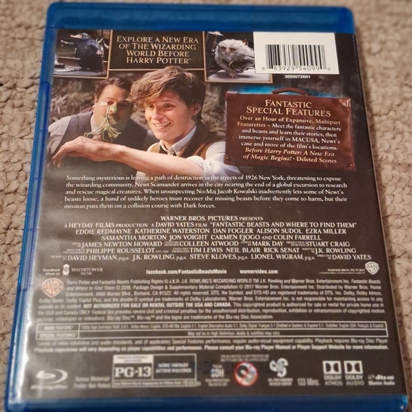 FANTASTIC BEASTS AND WHERE TO FIND THEM on BLU-RAY - Picture 2 of 2